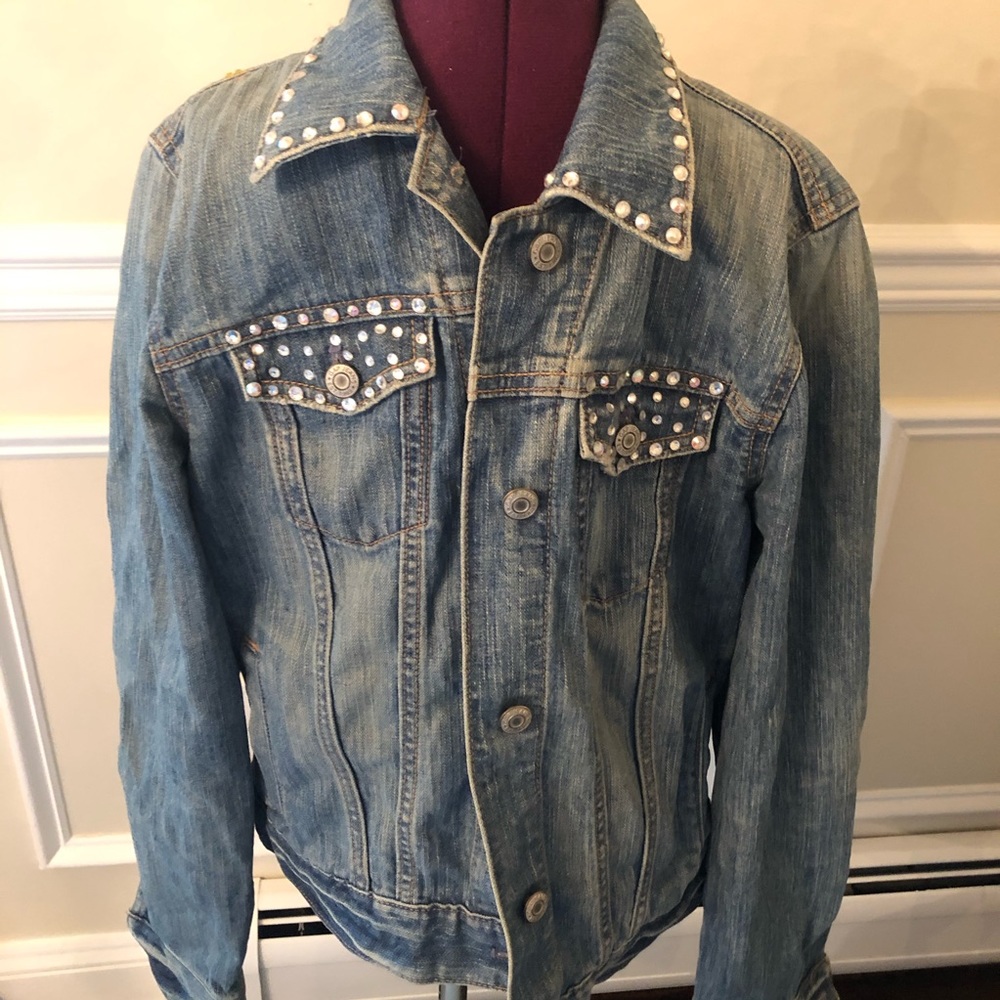 Custom Denim Airbrushed Jacket - image 4